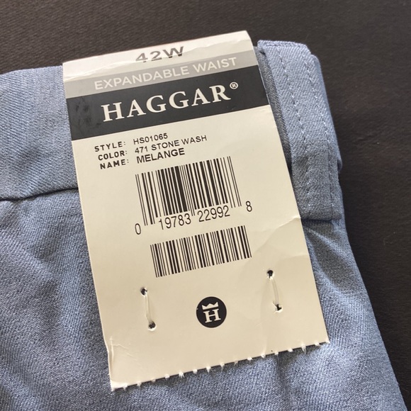 Haggar Cool 18 Pro Expandable Waist 42W. NWT - Picture 5 of 7